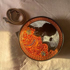 Cowhide Canteen Purse